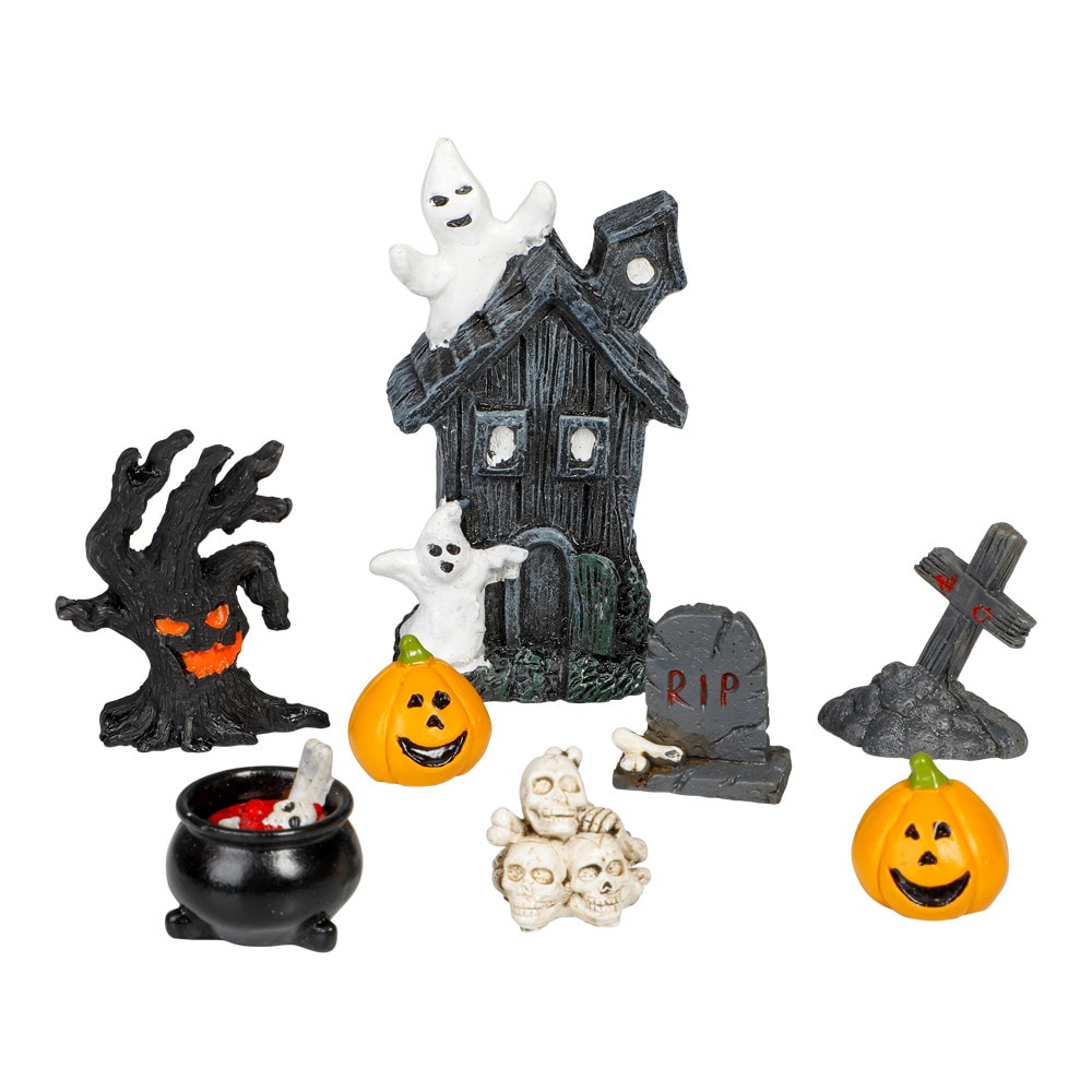 Halloween Dekorationssæt 8 dele