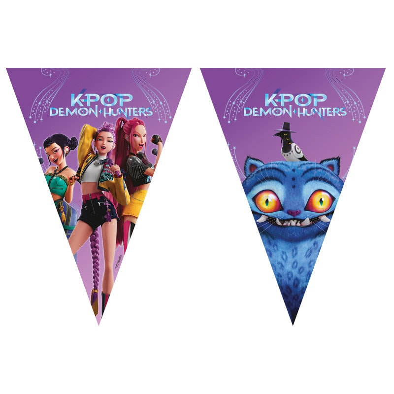 K-Pop Flaggirlang af papir 230 cm