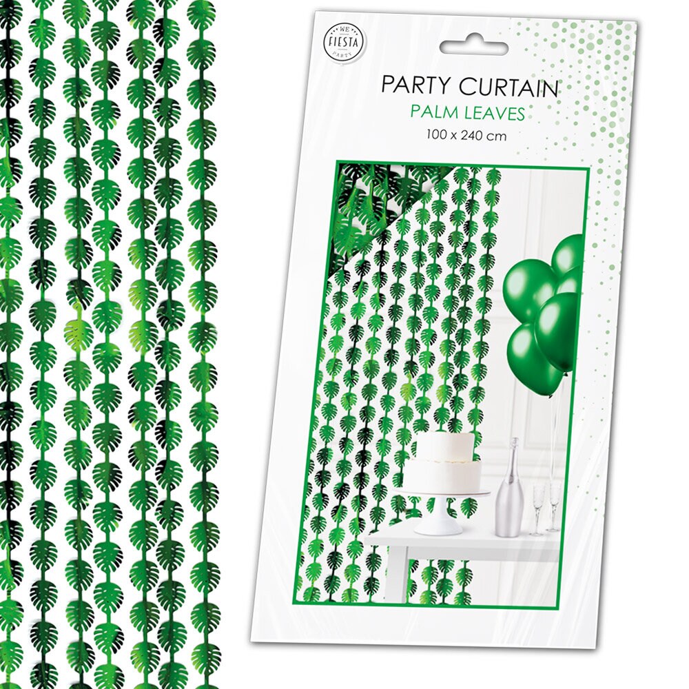 Backdrop Glimmerforhæng Palmeblade 100 x 200 cm