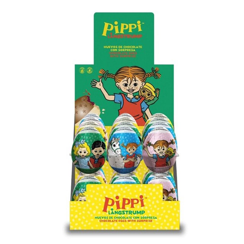 Pippi Langstrømpe Chokoladeæg med overraskelse