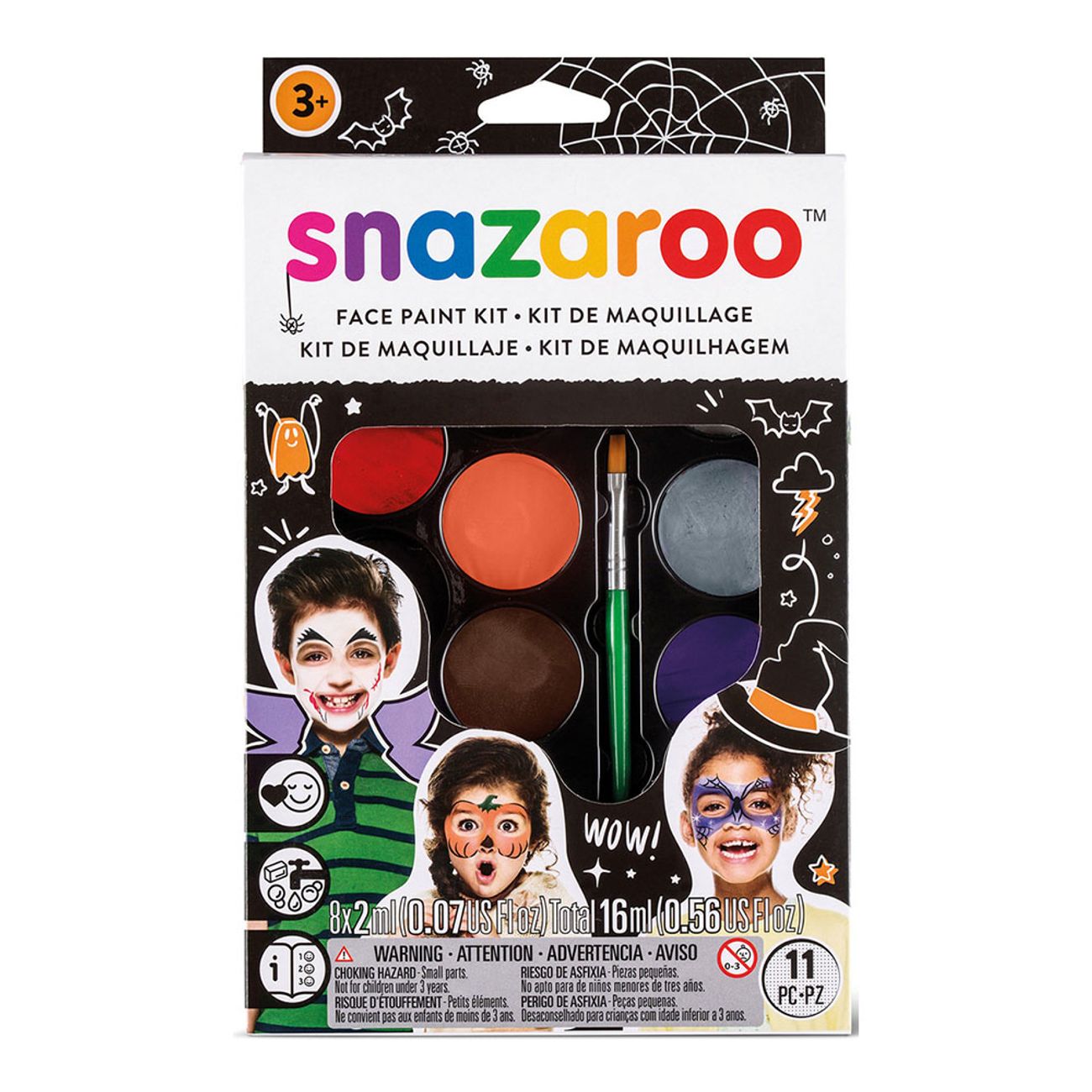 Snazaroo Halloween Ansigtsmaleri Kit