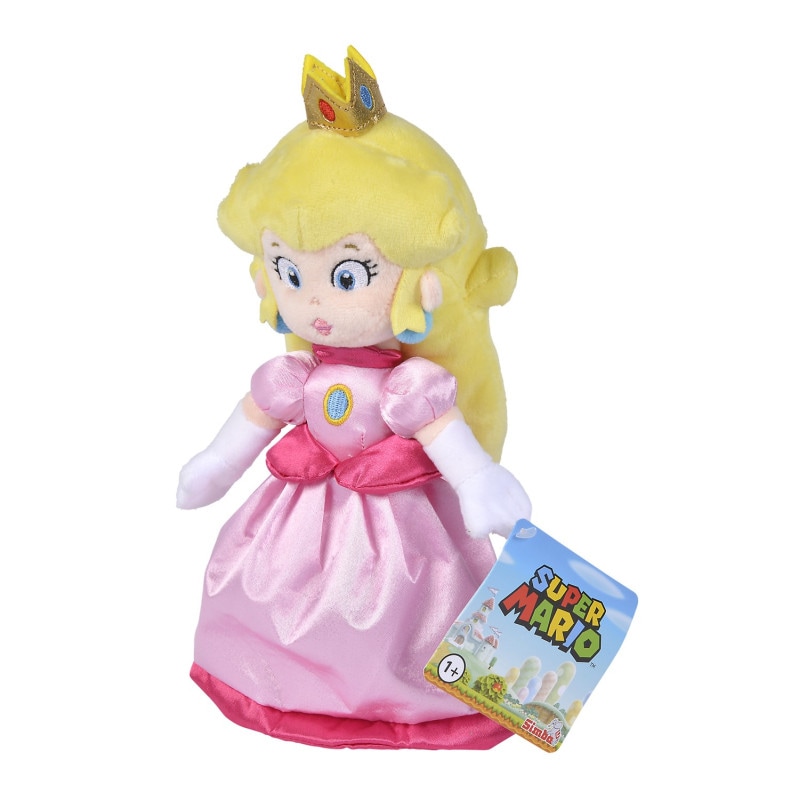 Super Mario Bamse Prinsesse Peach 27 cm