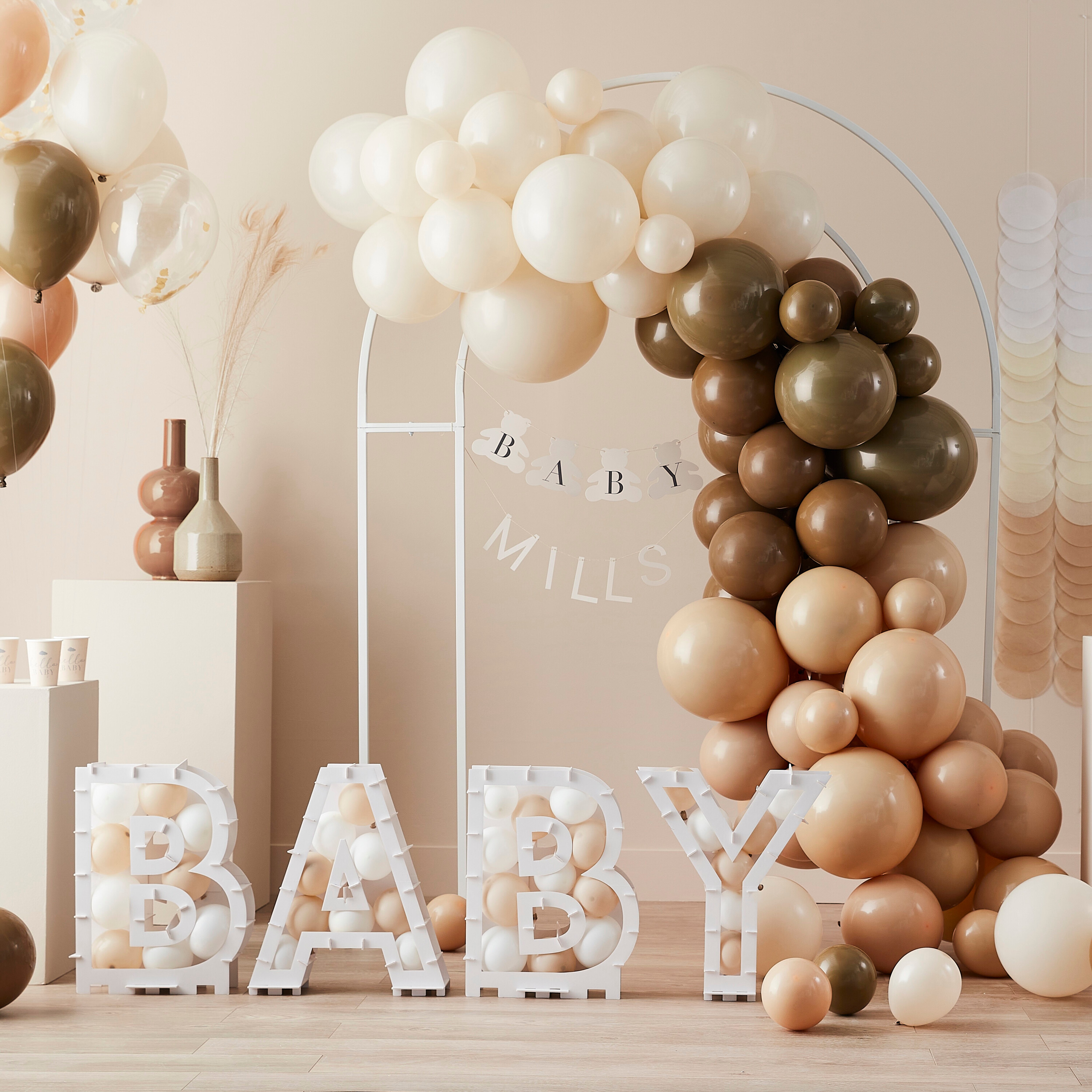 Teddy Bear Babyshower, Baby-Guirlander med bamser