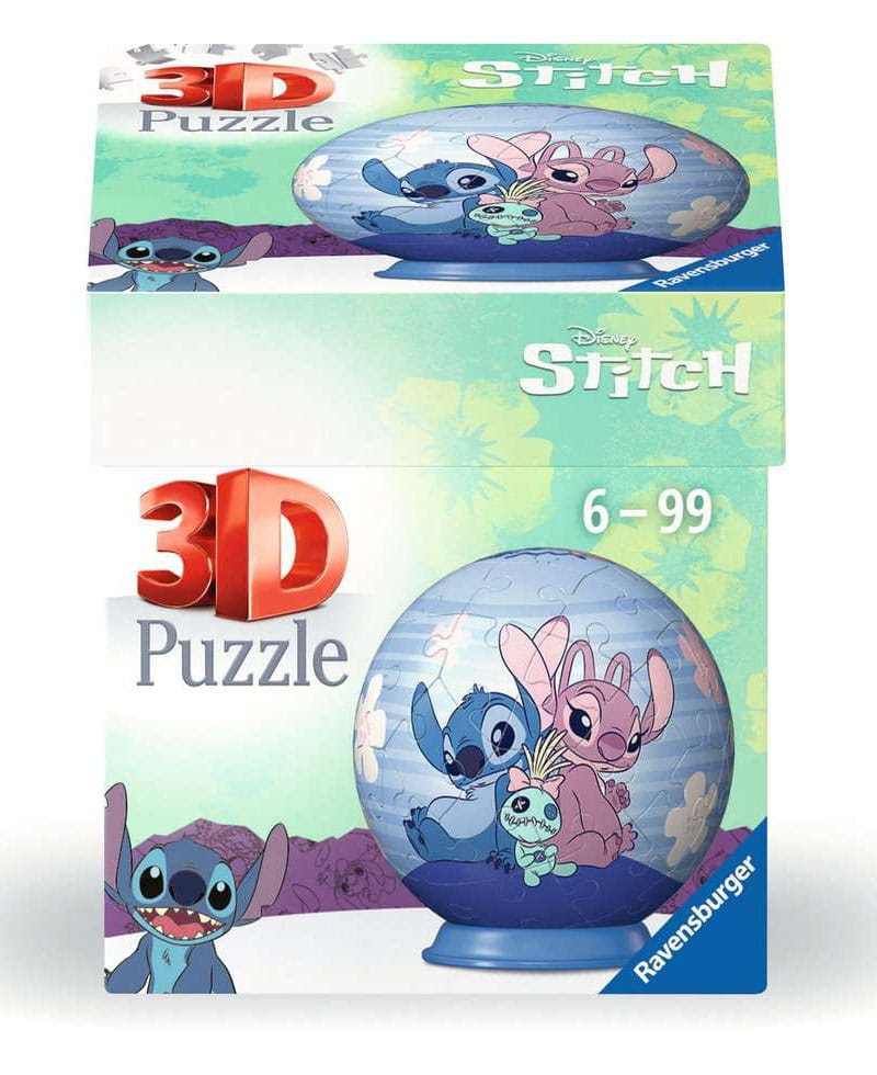 Ravensburger 3D Puslespil - Lilo & Stitch 54 brikker